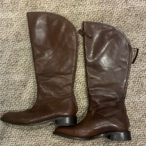 Brown Leather Knee-High Boots sz8.5